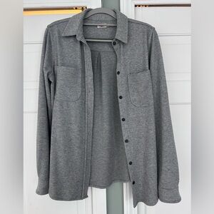 Faherty Heather Gray Shirt